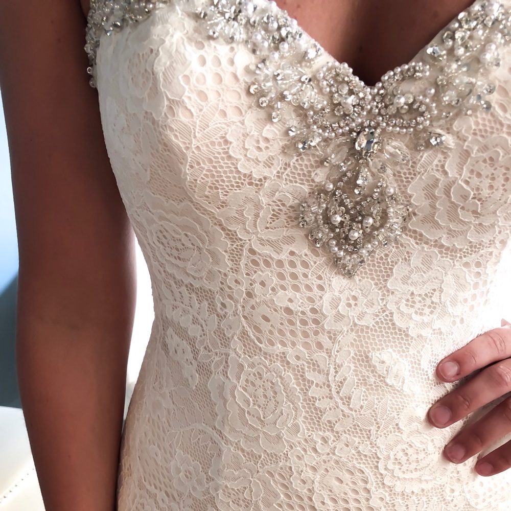 Fit and Flare Lace Bridal Gown